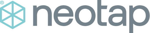 Logo von Neotap in Grau